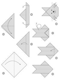 liebre plegable (origami)