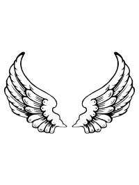 Tatuaje de alas de ángeles