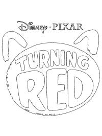 Logotipo de Turning Red