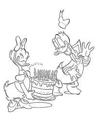 Tarta de cumpleaños Donald Duck
