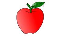 Como dibujar una manzana