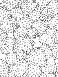 Fondo de fresas