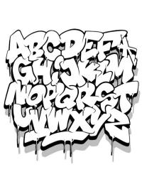 Graffiti del alfabeto