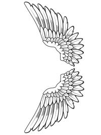 tatuaje de alas de angel