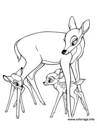 Bambi con su madre y Feline