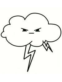Nube enojada
