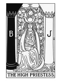 Carta del tarot La Sacerdotisa
