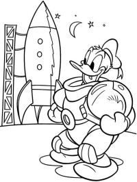 Donald Duck va al espacio