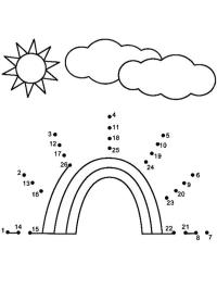 dibujo del arco iris