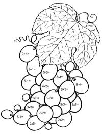calculando con uvas