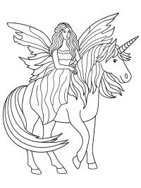 Unicornio y hada