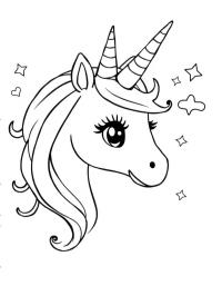 Cabeza de unicornio