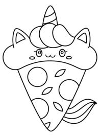 Pizza de unicornio