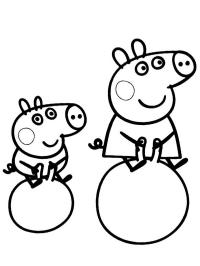 George Pig y Peppa Pig