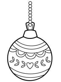 Bola de Navidad corazón