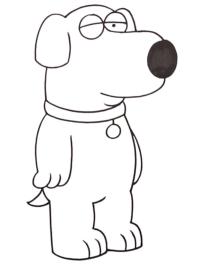 Perro Brian Griffin (Family Guy)