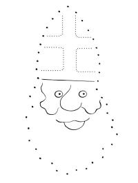 Dibujar la cabeza de San Nicolás