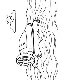 Aerodeslizador en el agua