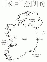 Mapa de Irlanda