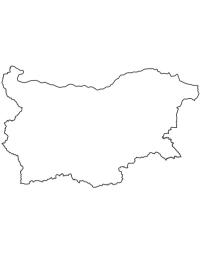 Mapa de Bulgaria