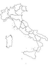 Mapa de Italia