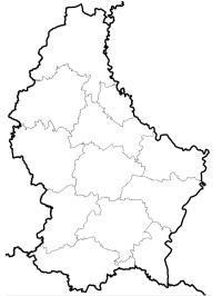 Mapa de Luxemburgo