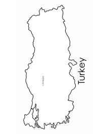 Mapa de Turquía
