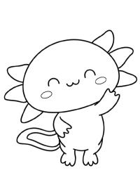 Ajolote kawaii