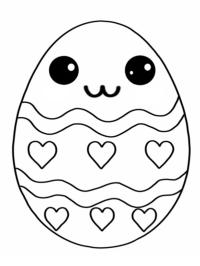 Huevo de Pascua kawaii