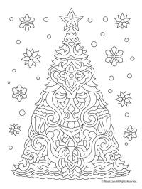 Mandala del árbol de Navidad