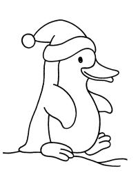 Pingüino de Navidad