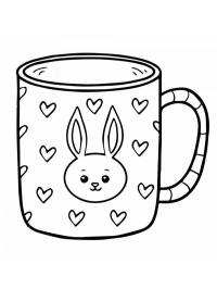taza de conejo