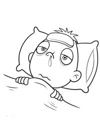 Niño con gripe