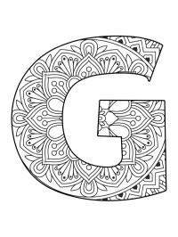 Mandala de la letra G