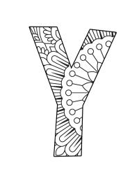 Mandala de la letra Y