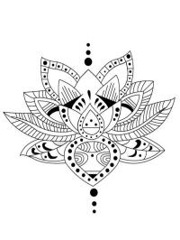 Flor de loto tatuaje