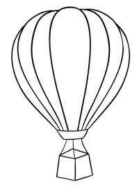 Globo aerostático simple