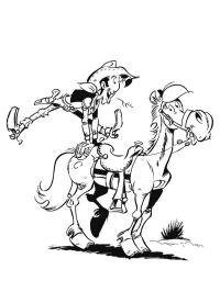 Lucky Luke y Jolly Jumper