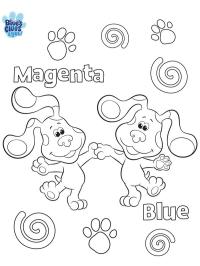 Magenta y Blue