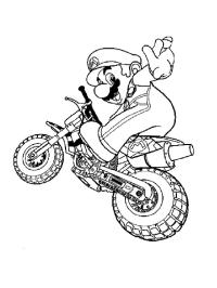 Mario en bicicleta