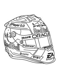 Casco de Max Verstappen