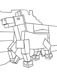 Minecraft caballo
