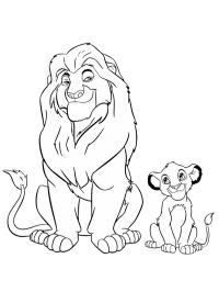 Mufasa y Simba