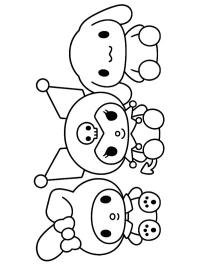 My Melody, Kuromi y Cinnamoroll