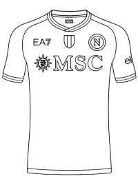 Camiseta de fútbol del Napoli