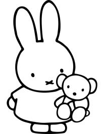 Miffy con oso