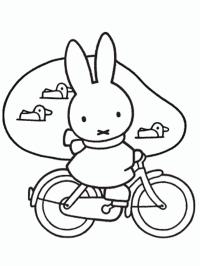 miffy en bicicleta
