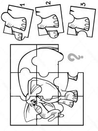 rompecabezas de elefante