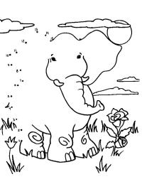 dibujo de elefante