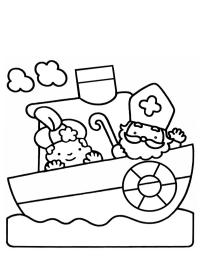 Piet y Santa en el vapor